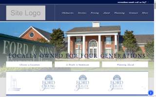 Ford and Sons Funeral Home website