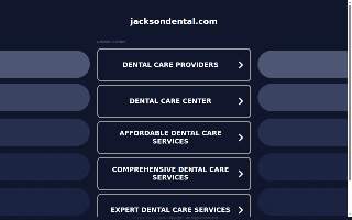 Jackson Dental website