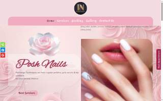 Posh Nails website