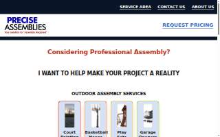 Precise Assemblies website