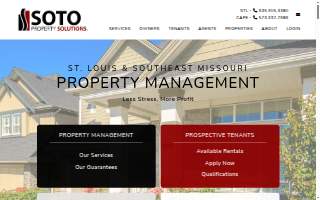 SOTO Property Solutions of Cape Girardeau website