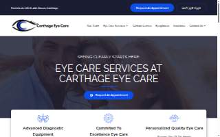 Carthage Eye Care website
