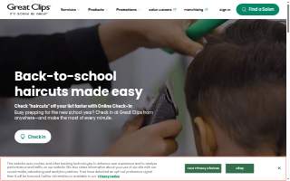 Great Clips of Syracuse website