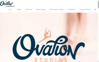 Ovation Studios website