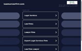Bauman Law Firm, PC website