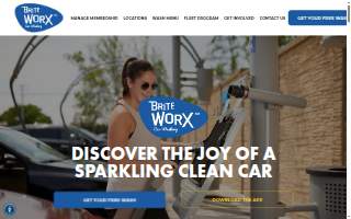Brite WorX Car Washery website