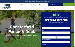Chesterfield Fence & Deck Company website