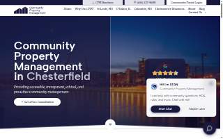 Community Property Management of Chesterfield website