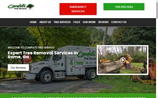 Complete Tree Service of St. Louis website