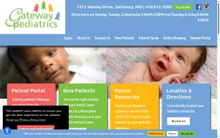 Gateway Pediatrics website