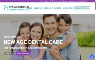 New Age Dental Care website