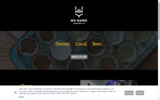 No Name Brewing Company website