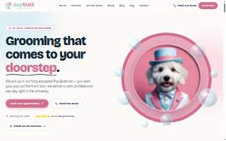 Pup Buzz Mobile website