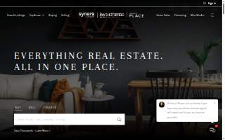 Synera Homes website
