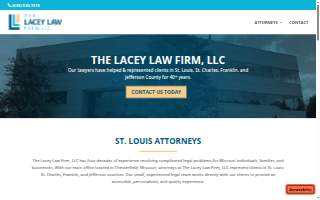 The Lacey Law Firm, LLC website