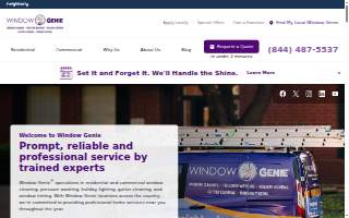 Window Genie of Chesterfield website