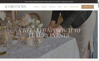 Altar'd Events of Clayton website