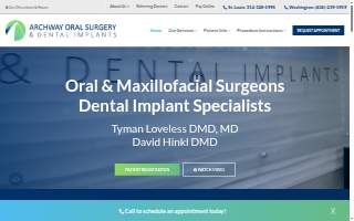 Archway Oral Surgery and Dental Implants of Clayton website