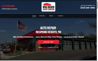 Big Bend Auto Center of Clayton website