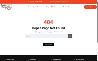 CommDepot of Clayton website