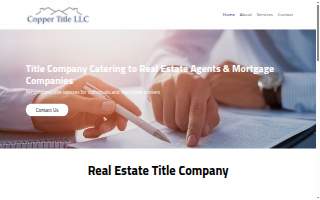 Copper Title website