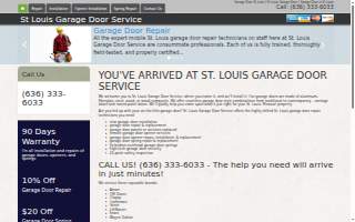 Fowler Garage Door Service of St. Louis website