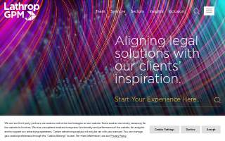 Lathrop GPM LLP website