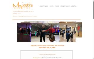 Majestic Dance Studio website