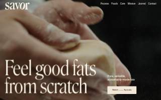 Savor Financial website