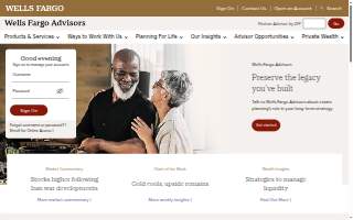 Wells Fargo Advisors of Clayton website