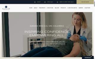 Aurora Medical Spa website