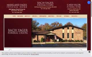 Bach-Yager Funeral Chapel website