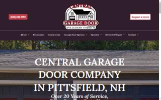 Central Garage Door website