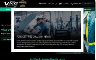 Collision Center of Columbia website