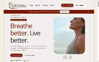 Columbia Allergy and Asthma Specialists website
