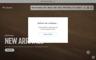 Columbia Foot Care website