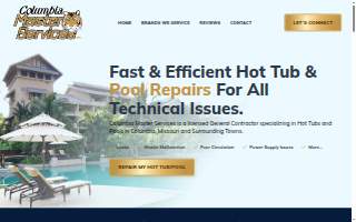 Columbia Master Services website