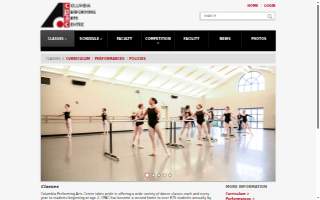 Columbia Performing Arts Center (CPAC) website