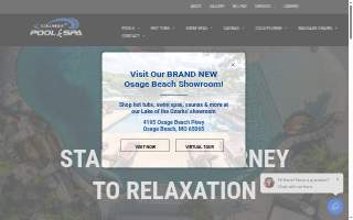 Columbia Pool & Spa website
