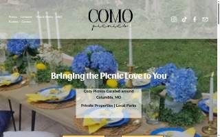 CoMo Picnics website