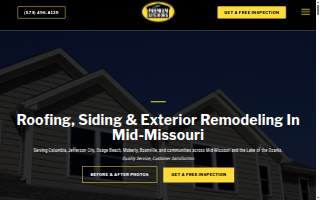 CoMo Premium Exteriors of Columbia website
