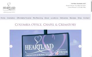 Heartland Cremation & Burial Society website
