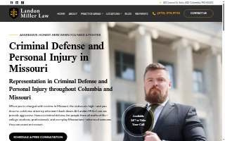 Landon Miller Law website