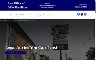 Law Office of Mike Hamilton website