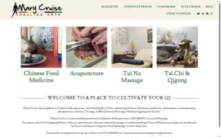 Mary Cruise Healing Arts website