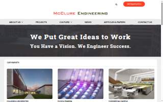 McClure Engineering Co. website