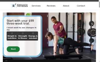 Simple Solutions Fitness website