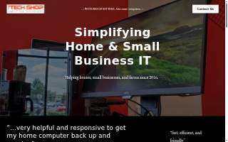 The Tech Shop website