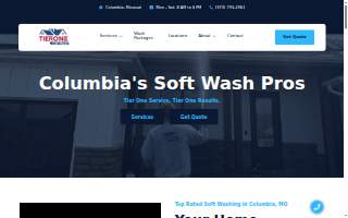 Tier One Softwash website