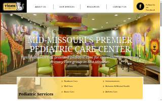 Tiger Pediatrics - South website